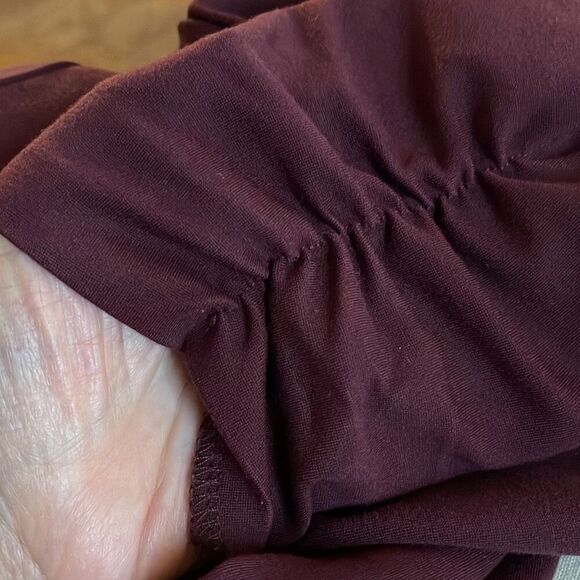 Lemon Tart size L ponte’ knit rushed sleeves cardigan. - Picture 4 of 6